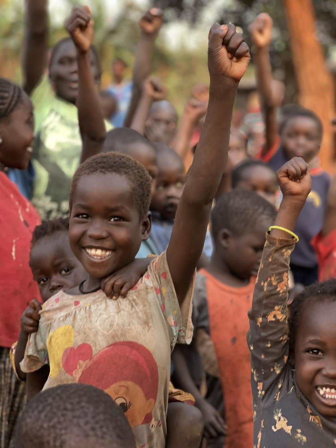 Orphans in need of food and shelter.